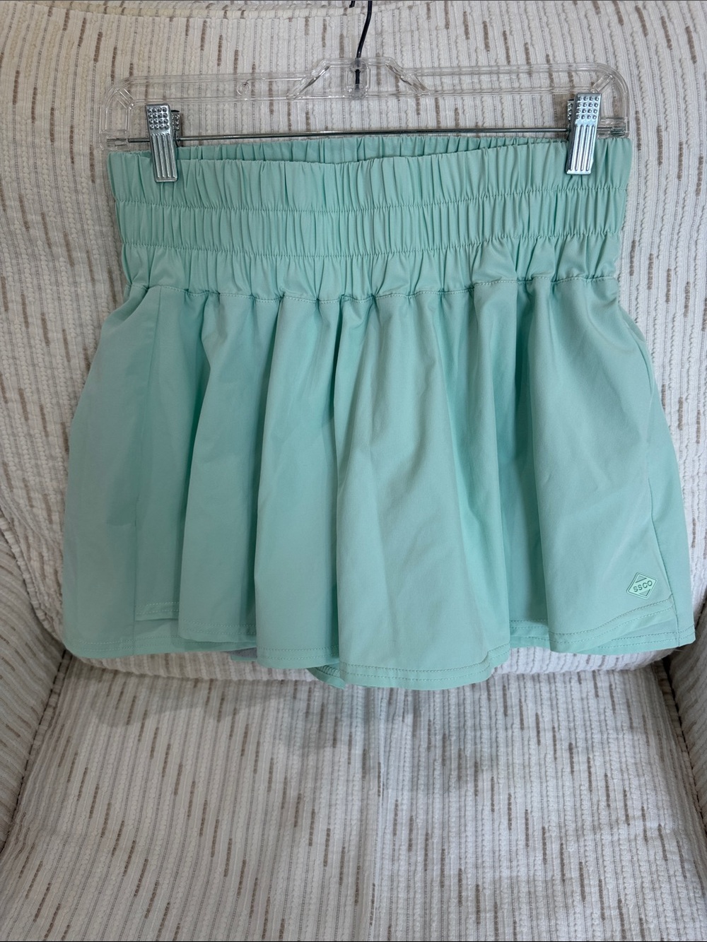 SSCO Southern Shirt Co Mint Green Hybrid Skort Skirt Size Medium